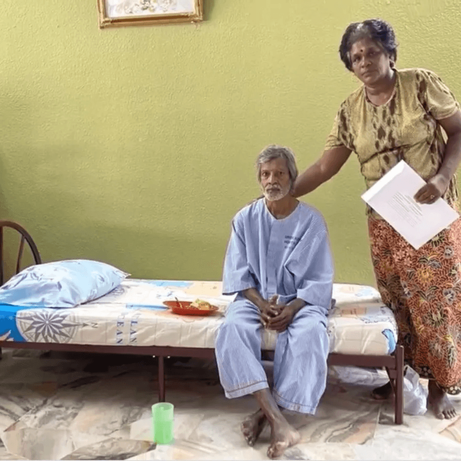 Beneficiaries getting housed in shelter by KSK