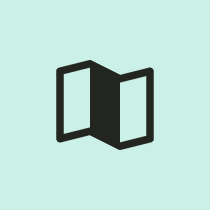 Icon representing geographic isolation