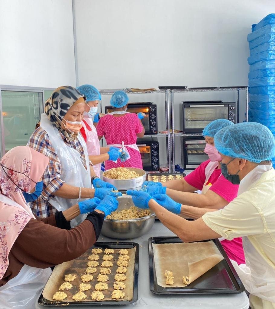 Skills training participants 