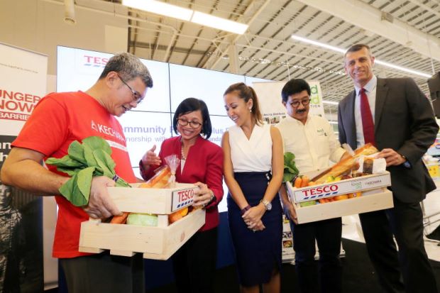 Nationwide surplus food with TESCO Malaysia