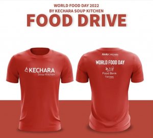 Get a LIMITED EDITION of World Food Day by KSK, AirDry Microfiber tee for every RM100 cash donation!